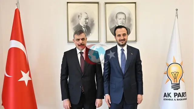 İçişleri Bakanı Mustafa Çiftçi, AK Parti İstanbul İl Başkanlığını Ziyaret Etti