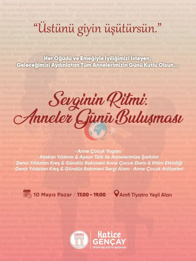 Didim Belediyesi Anneler Günü İçin Özel Bir Gün Hazırladı