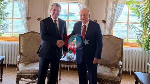 Milli Savunma Bakanı Güler ve Barzani İstanbul'da Buluştu
