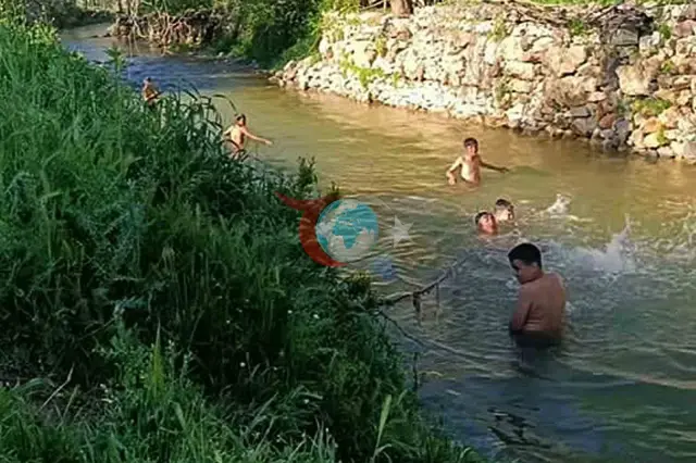 Araban'da Sağanak Sonrası Dereler Çocukların Yüzünü Güldürdü