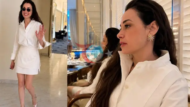 Özgü Namal Cannes Film Festivali'nde Göz Kamaştırıyor
