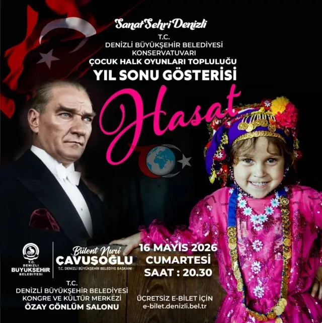 Denizli'de Kültürel Miras Çocuklarla Sahneye Taşınıyor
