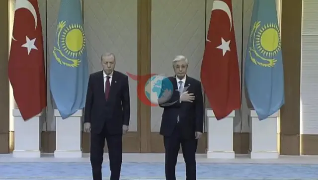 Cumhurbaşkanı Erdoğan Kazakistan'da Stratejik Görüşmelerde