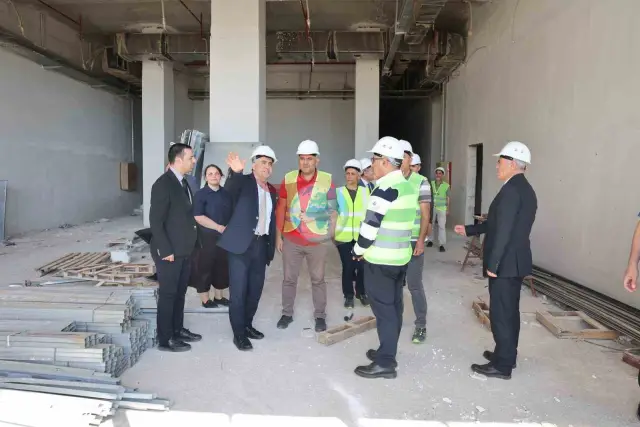 ADÜ Rektörü Kent, Diş Hekimliği Hastanesi İnşaatını Denetledi
