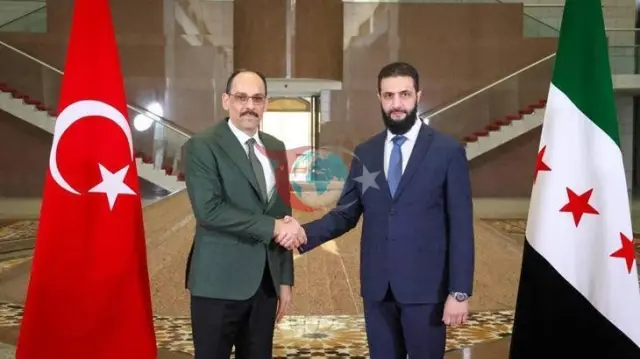 İbrahim Kalın ve Ahmed eş-Şara Şam'da Kritik Zirvede Buluştu