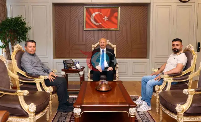 Adıyaman Valisi Abdullah Küçük'e Basın Mensuplarından Ziyaret