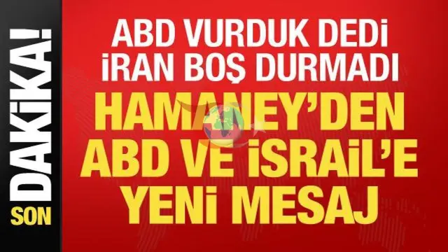 İran'ın Hava Sahasında Düşürülen İHA ve Hamaney'den Sert Mesaj