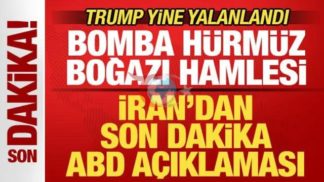 İrandan ABŞ-a sərt tənqid: Hörmüz Boğazı Böhranı