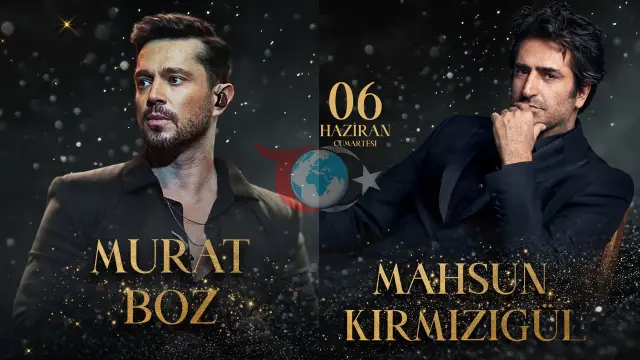 Murat Boz ve Mahsun Kırmızıgül Günay Sahnesinde