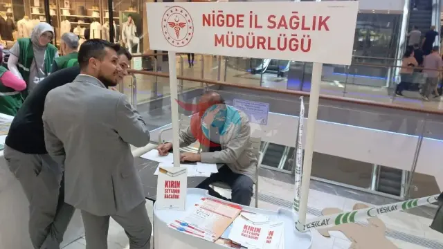 Niğde'de Elektronik Sigara Tehlikesine Dikkat Çekildi