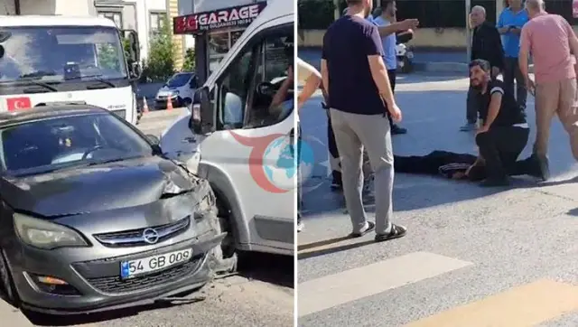 Sakaryada məktəb avtobusu qəzası: Uşaqla Avtomobil Toqquşub