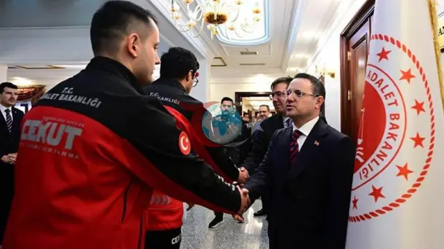 Bakan Gürlek Adalet Bakanlığı'nda Bayramlaştı