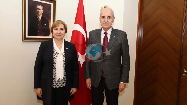 TBMM Başkanı Kurtulmuş, Helsinki Büyükelçiliği'nde Temaslarda Bulundu