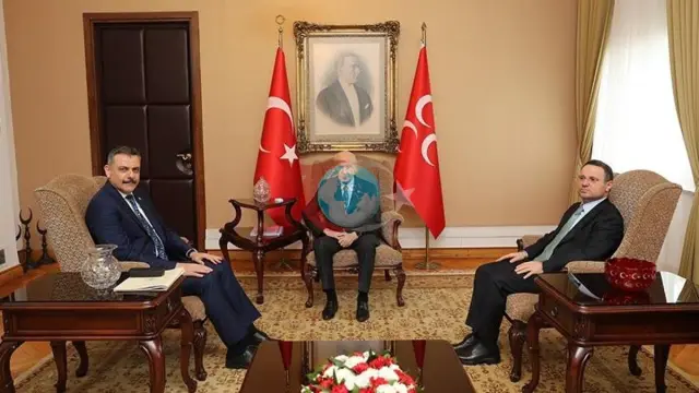 İçişleri ve Adalet Bakanlarından Bahçeli'ye Anlamlı Ziyaret