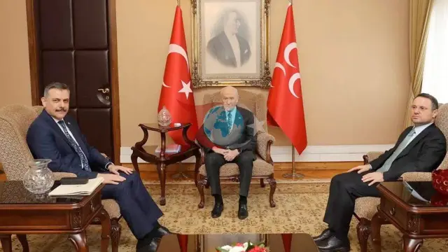 Bahçeli'ye Bakanlardan Sürpriz Ziyaret: Gürlek ve Çiftçi Ankara'da