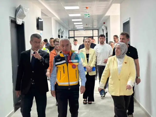 Vali Uğur Turan tərəfindən Babaeskidə Sağlamlıq Layihələrinin Yaxından Yoxlanması