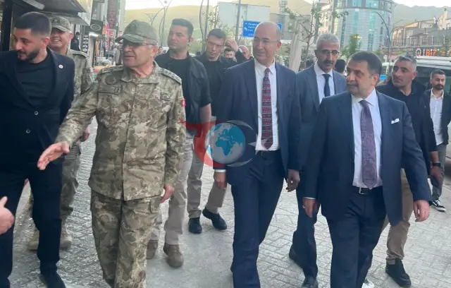 General Metin Tokeldən Hakkari Yüksekovaya Əhəmiyyətli Səfər