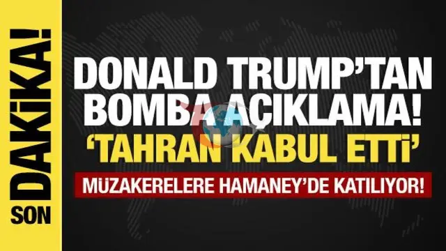 Trump: Eýran ýadro ýaragyny kabul etdi!