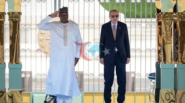 Cumhurbaşkanı Erdoğan, Nijer Lideri Tchiani'yi Resmi Törenle Karşıladı
