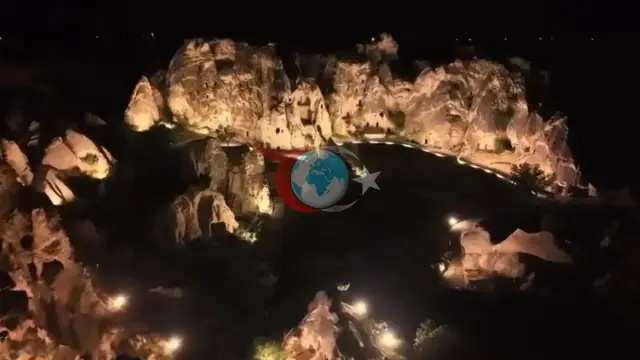 Kapadokya'da Gece Turizmiyle Tarih Işıldıyor
