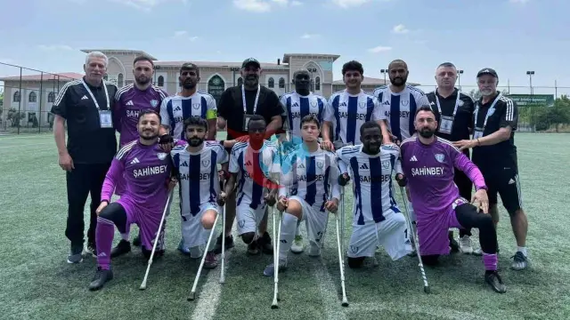Şahinbey Belediyespor Ampute Futbol Süper Ligi'nde Şampiyon!