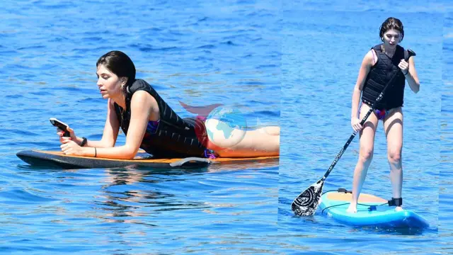 Beyza Gümülcine Bodrum'da Su Sporlarının Keyfini Çıkarıyor