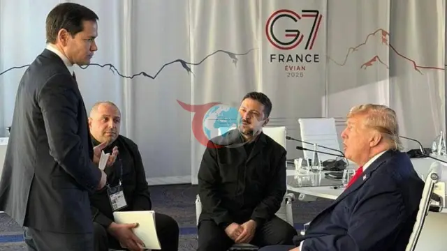Зеленский Трамппен және Макронмен G7 саммитінде кездесті