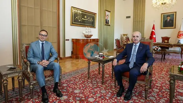 Numan Kurtulmuş, TÜRKPA Genel Sekreteri ile Görüştü