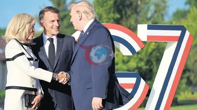G7 Zirvesi'nde Trump ve Macron Gerilimi