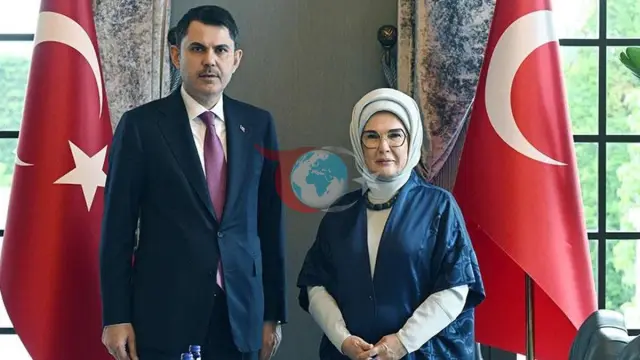 Birinchi xonim Erdog'an vazirlik muassasasi bilan atrof-muhit loyihalarini muhokama qildi