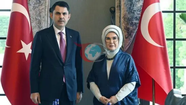 Emine Erdoğan ve Murat Kurum'dan Çevre Politikaları Görüşmesi