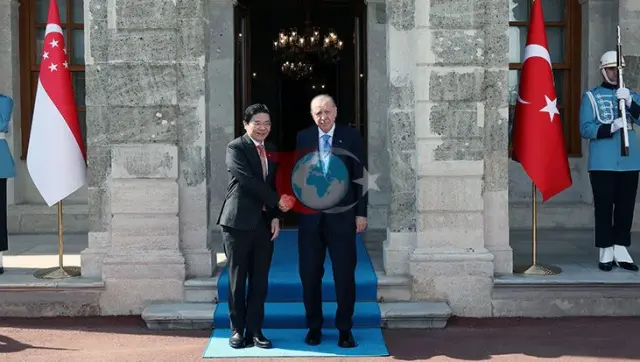Cumhurbaşkanı Erdoğan, Singapur Başbakanı Wong'u Ağırladı