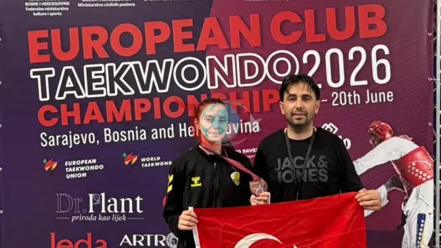 Emine Rana Adıgüzel Avrupa Tekvando Şampiyonası'nda Üçüncü Oldu