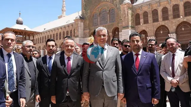Bakan Memişoğlu, Şam'da Emevi Camii'nde Cuma Namazı Kıldı