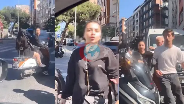 Kağıthane'de Trafikte Gergin Anlar: Motosiklet Sürücüsüne Ağır Ceza