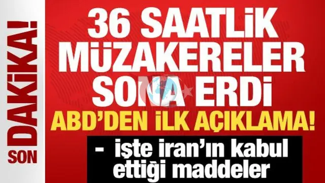 İranla kritik danışıqlar başa çatıb: ABŞ-dan ilk şərh