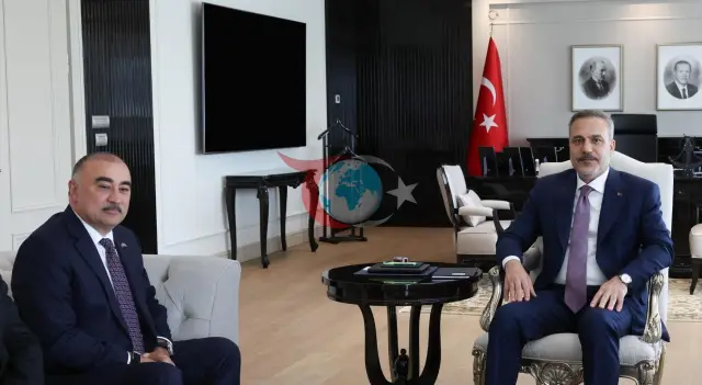 Bakan Fidan, Azerbaycan Büyükelçisi Memmedov'u Ankara'da Ağırladı