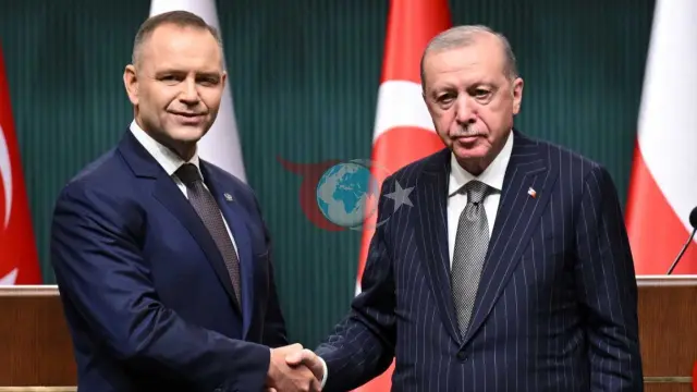 Ərdoğan və Nawrocki: Türkiyə-Polşa ticarət hədəfi 15 milyard dollardır