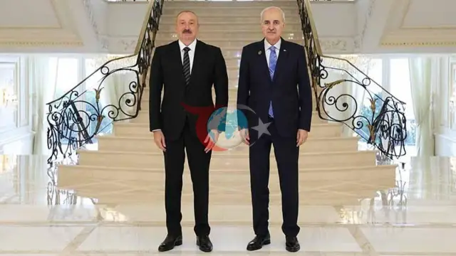 TBMM Başkanı Kurtulmuş, Azerbaycan Lideri Aliyev ile Buluştu