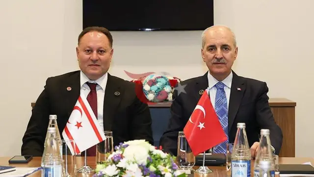 TBMM Başkanı Kurtulmuş ve KKTC Meclis Başkanı Öztürkler Bakü'de Buluştular
