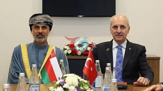 Türkiýäniň Milli mejlisiniň başlygy Kurtulmuş we Omani mejlisiniň başlygy Bakuda duşuşdy