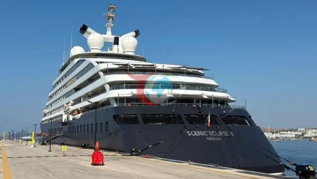 Scenic Eclipse II'nin Bodrum'a İlk Seferi Büyük İlgi Gördü