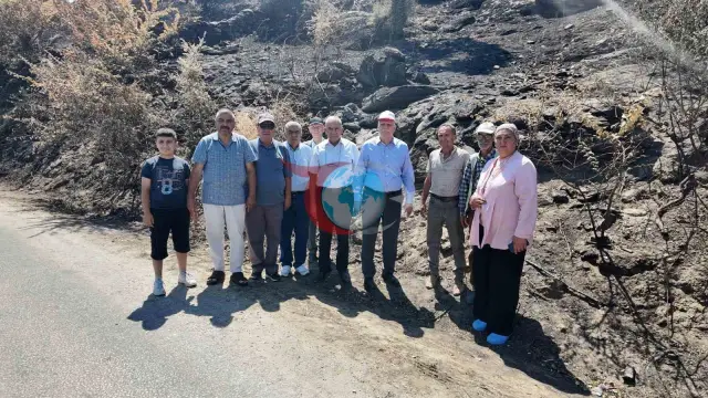 Yangının Vurduğu Pamukçular Mahallesi'nde TZOB İncelemesi