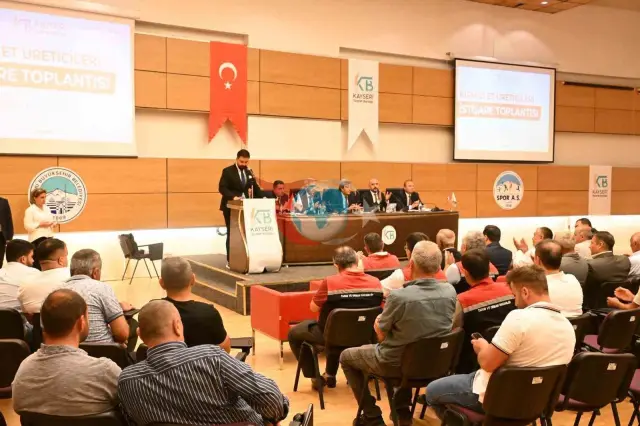 Kayseri'de Kırmızı Et Üreticileri İstişare Toplantısı Düzenlendi