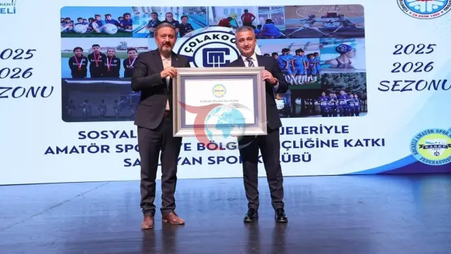 Çolakoğlu Metalurji Spor Kulübü’ne Önemli Başarı Ödülü