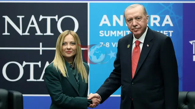 Prezident Erdo'g'an, Italiya Bosh vaziri Meloni bilan uchrashdi: Anqarada Kritik NATO sammiti diplomatiyasi