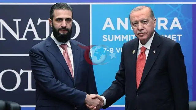 Cumhurbaşkanı Erdoğan ile Suriye Cumhurbaşkanı Ahmed Şara Külliye'de Bir Araya Geldi
