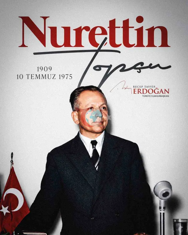 Prezident Erdoganyň Nurettin Topçu üçin 51 ýyllygy mynasybetli beren paýy