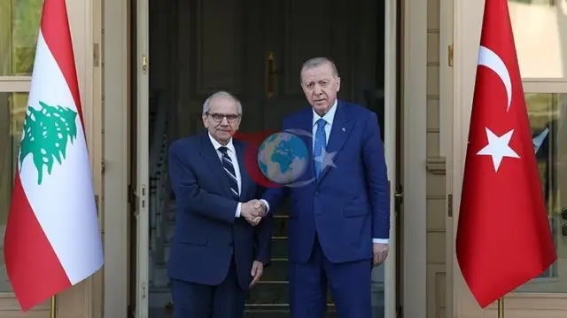 Cumhurbaşkanı Erdoğan, Lübnan Başbakanı Selam'ı Vahdettin Köşkü'nde Kabul Etti