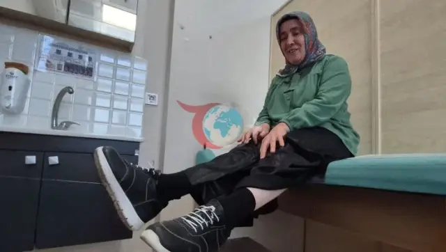 51 Yıl Sonra Gelen Mucize: Doğuştan Ayak Bozukluğu Olan Melek Kandil İlk Kez Ayakkabı Giydi